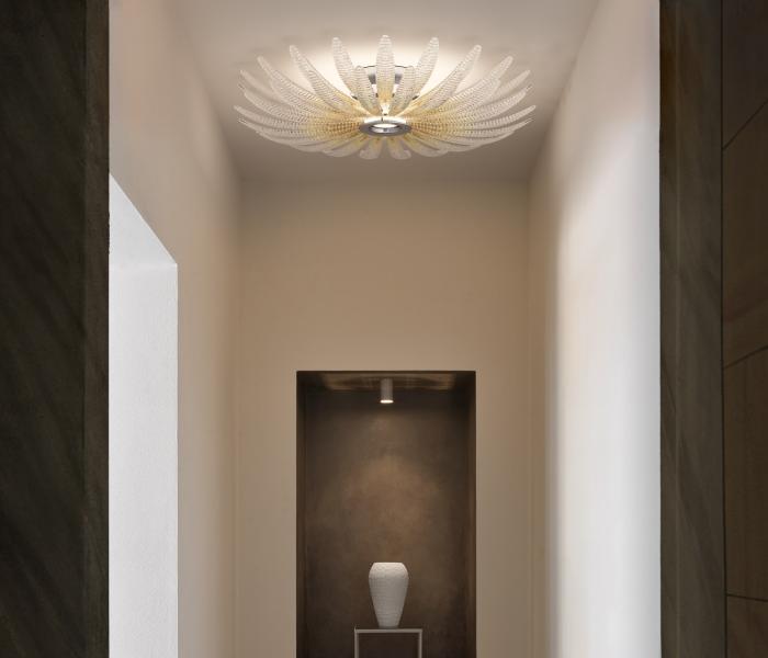 Murano blown glass ceiling lamps | Barovier&Toso